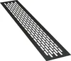 2 x  sossai Aluminium Lüftungsgitter 48 x 8cm in Schwarz Produktbild-Vorschau 1