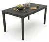 Table rectangulaire pour l'extérieur. Couleur : noir Voir les images du produit 3