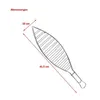 Fischgrillrost 41 cm Grillrost für Fisch verchromter Stahl Produktbild-Vorschau 2