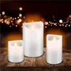 LED-Echtwachs-Kerze, weiß, 10 x 15 cm Produktbild-Vorschau 4