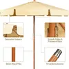 A diagram highlighting the features of a patio umbrella. Náhled obrázku produktu