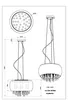 Globo Lighting lampada a sospensione in metallo cromato, 5x Anteprima dell’immagine prodotto 14
