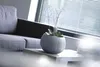 Obal na květináč BETON BOWL 2v1 plastový matný šedý Náhled obrázku produktu 7