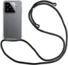 A smartphone case with a lanyard attached, presented on a white background. Produktbild-Vorschau