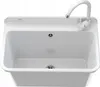 Granitan - Waschbecken - Ausgussbecken - 61x41x30 cm - Weiß Produktbild-Vorschau 8