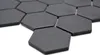 Mosaikfliese Keramik Hexagon schwarz unglasiert Produktbild-Vorschau 3
