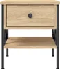 vidaXL Noční stolky 2 ks Sonoma dub 40x42x45 cm výrobek z Náhled obrázku produktu 6