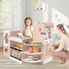 COSTWAY Kaufladen Kinder, Kaufmannsladen Holz, Supermarkt Produktbild-Vorschau 2
