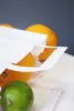 Ökologische Papiertüte Weiß, Einkaufstasche mit Drehgriff Produktbild-Vorschau 2