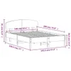 Massivholzbett ohne Matratze 140x190 cm Kiefernholz Produktbild-Vorschau 9