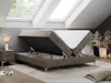Boxspring bez čela LESS na vysokých nožičkách s úložným Náhled obrázku produktu 2