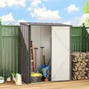 Outsunny Metall Gerätehaus 1,34m² 161,5 x 94,5 x 196cm Produktbild-Vorschau 2