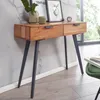 FineBuy Konsolentisch 90 x 78 x 36 cm Akazie Massivholz / Produktbild-Vorschau 1