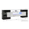 MODFU Lowboard TV-Schrank mit LED-Beleuchtung, Lange 200cm Produktbild-Vorschau 5