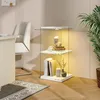 ProximaX Glazen vitrine, 360° draaibaar, wit, met 2 Productafbeelding-voorbeeld 2