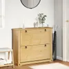 vidaXL Scarpiera  99x32x85 cm in legno di pino massiccio Anteprima dell’immagine prodotto 3