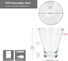 YPSI 6x Dessertgläser Glas 150ml konisch Dessert Snacks Produktbild-Vorschau 6