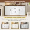 MODFU Dressoir met werkblad, commode in landelijke stijl Productafbeelding-voorbeeld 5