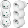 ORNO, stekkerdoos "Schneemann" - 3-voudig - wit - met Productafbeelding-voorbeeld 1