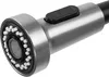 A close-up view of a kitchen faucet spray head. Podgląd zdjęcia produktu
