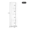 A diagram of a tall, narrow cabinet with dimensions indicated. Náhľad obrázku produktu