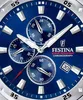 Festina Herren Uhr Elegant Leder Armbanduhr blau UF20692/2 Produktbild-Vorschau 2