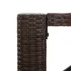 7-tlg. Gartenbar-Set mit Kissen Braun Poly Rattan Produktbild-Vorschau 6