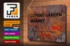 Blechschild London 30x20cm Covent Garden Market WC2 Produktbild-Vorschau 4