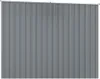 vidaXL Gerätehaus Grau 195x198x159 cm Verzinkter Stahl Produktbild-Vorschau 6