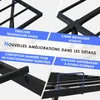 DEWINNER Cadre de Lit 180 x 200 avec Sommier Métal, Lit 2 Voir les images du produit 3
