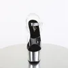 ADORE-708 Damen Sandale von Pleaser, Transparent Schwarz Produktbild-Vorschau 2