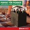 ATHLONTOOLS 2er Set Flaschenträger 6 Flaschen - schwarz Produktbild-Vorschau 8