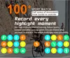 A cyclist is shown in the foreground, with a background of a rocky hill and a road. The image is overlaid with text and circular icons representing various sports. Náhľad obrázku produktu