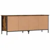 vidaXL Stojak na buty dąb wędzony 131x35x50 cm materiał Podgląd zdjęcia produktu 4