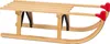 Nijdam Davos Schlitten – Schlitten – S – 80 cm – Holz – Rot Produktbild-Vorschau 1