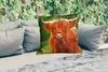 MuchoWow® Outdoor Kissen - Schottisches Hochlandrind - Kuh Produktbild-Vorschau 2