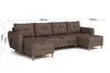 Easy4You Hellgrau Ecksofa Manstad in U-Form 305x95x145 cm Produktbild-Vorschau 2