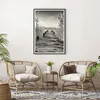 Gerahmtes Poster - Schwarzer Rahmen - Brücke Pier Sepia - Produktbild-Vorschau 6