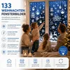 Set van 133 onderdelen voor raamdecoratie, Kerstthema – Productafbeelding-voorbeeld 2