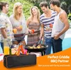 A group of friends are having a barbecue by a pool. Voir les images du produit