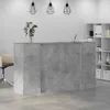 vidaXL Recepční pult betonový šedý 180x50x103,5 cm materiál Náhled obrázku produktu 4