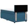 Boxspringbett mit Matratze Blau 90x200 cm Samt Produktbild-Vorschau 8