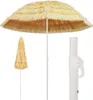 vidaXL Plážový slunečník nature 240 cm v havajském stylu Náhled obrázku produktu 5