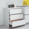 vidaXL Credenza bianca 70x41x75 cm Materiale a base di Anteprima dell’immagine prodotto 9