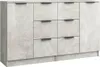 vidaXL Sideboards 2 Stk. Betongrau 60x30x70 cm Produktbild-Vorschau 2