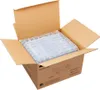 A food dehydrator is shown inside its cardboard packaging, protected by bubble wrap. Náhled obrázku produktu