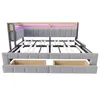 Merax Tagesbett Polsterbett 90x200cm mit Ausziehbett Produktbild-Vorschau 7