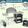 XMTECH Campingschrank faltbar, Campingküche mit Produktbild-Vorschau 7