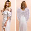Damen-Engelsflügel mit Federn, Halloween, Fee, Cosplay, Produktbild-Vorschau 2