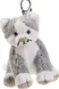 Schaffer Schlüsselanhänger Katze Cleo 12 cm grau-weiß Produktbild-Vorschau 3